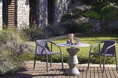 Gervasoni Ken 23 Outdoor chair design Paola Navone - Aluminium with woven rope