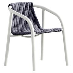 Gervasoni Ken 23 Outdoor chair design Paola Navone - Aluminium with woven rope