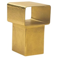 Tavolino Gervasoni KIRA 43 in alluminio fuso cromato di Marta Giardini