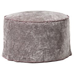 Gervasoni Large Brick Ottoman in Taupe Recto Upholstery by Paola Navone