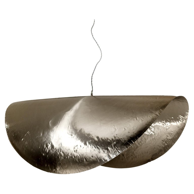 Gervasoni Large Silver Suspension Lamp in Nickel Plated Brass by Paola  Navone For Sale at 1stDibs | gervasoni silver