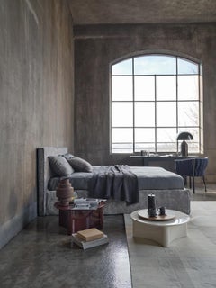 Gervasoni Linea Double Bed with Slatted Base 160 cm (63in) – design Paola Navone