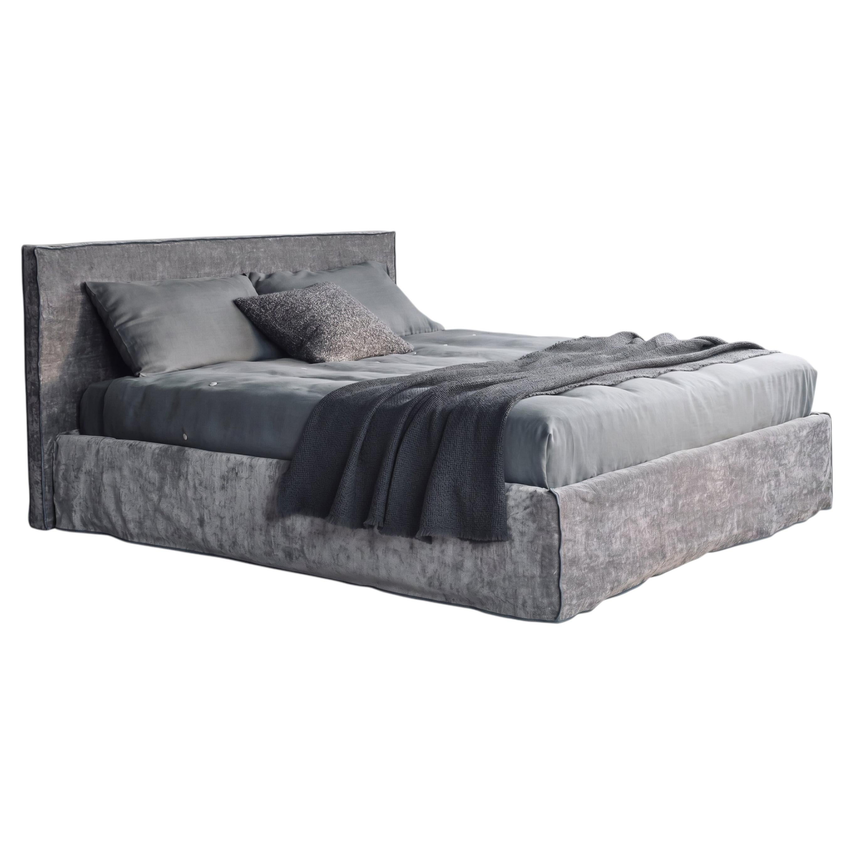 Gervasoni Linea Lit double avec sommier à lattes 160 cm - design Paola Navone en vente