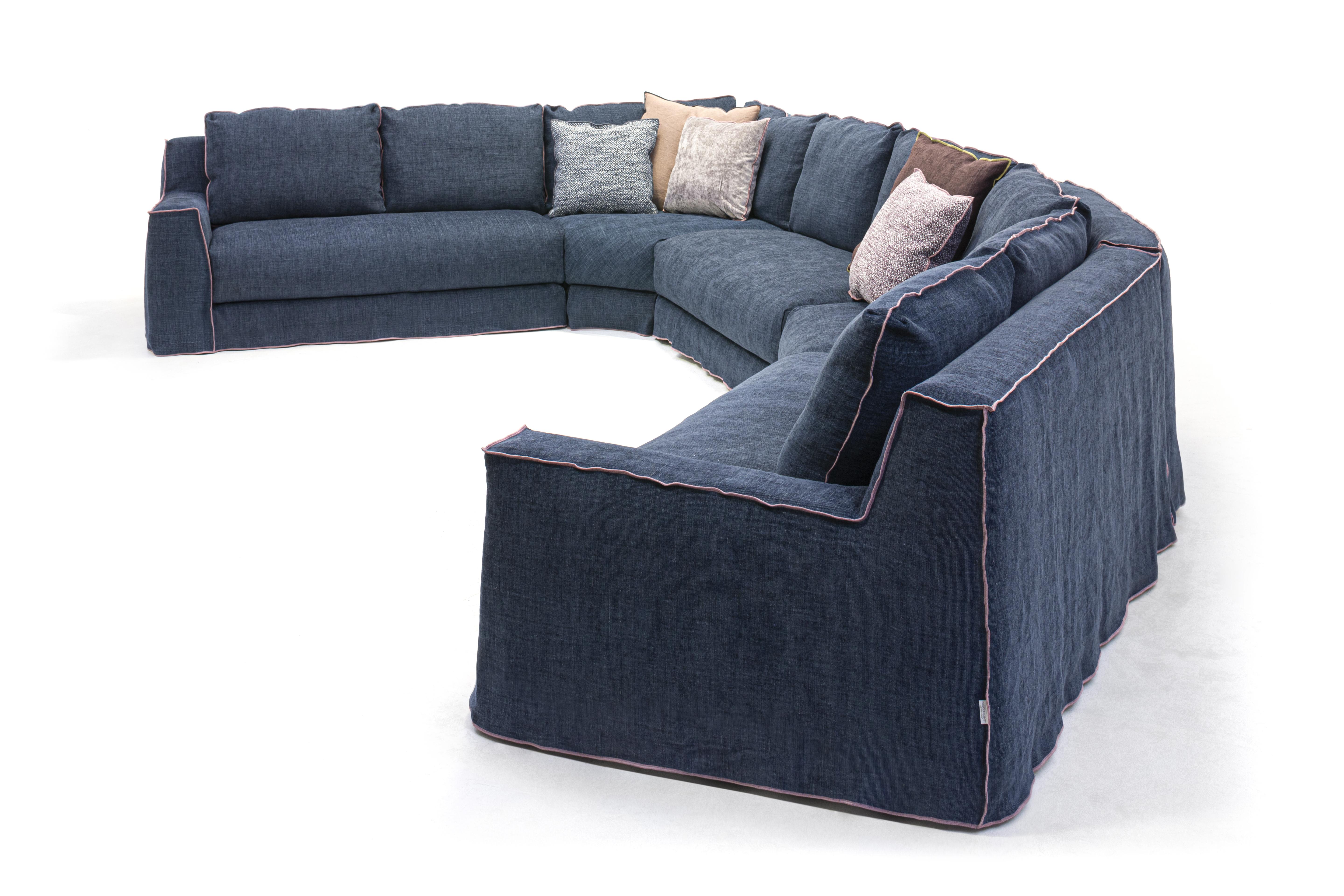 Sofá modular Gervasoni Loll 11 en tapicería Munch by Paola Navone Moderno en venta