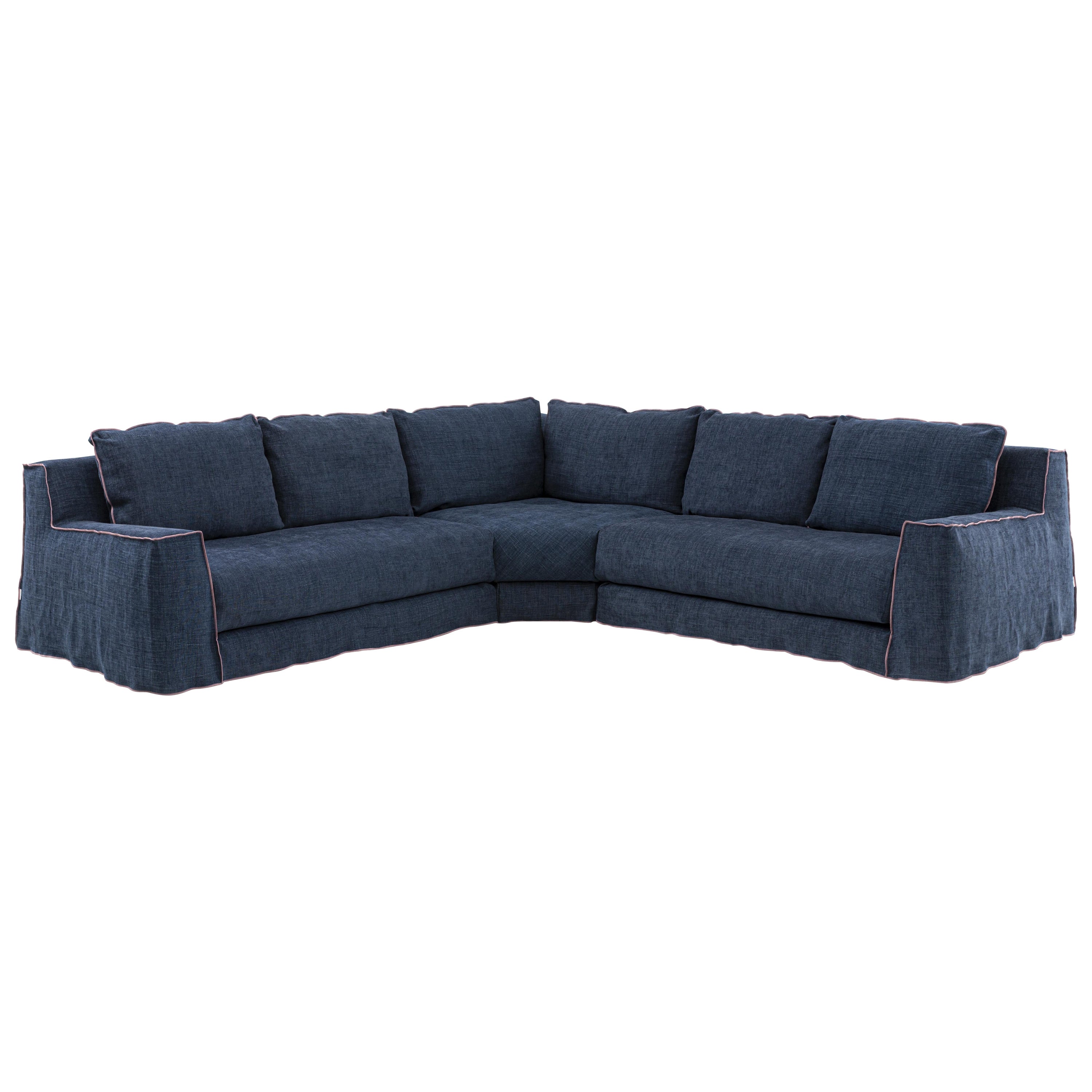 Gervasoni Loll 6 Modular Sofa in Munch Upholstery by Paola Navone