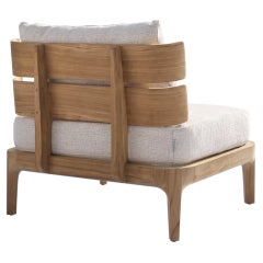 Gervasoni Mediterraneo 01 Armchair - design Francesco Meda - Teak structure