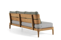 Gervasoni Mediterraneo 04 Sofa - design Francesco Meda - Teak structure