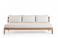 Gervasoni Mediterraneo 04 Sofa - design Francesco Meda - Teak structure