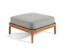 Gervasoni Mediterraneo 11 Ottoman - design Francesco Meda - Teak structure