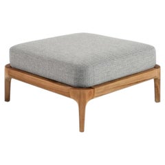 Gervasoni Mediterraneo 11 Ottoman - design Francesco Meda - Teak structure