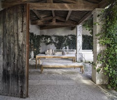 Gervasoni Mediterraneo 17 Bench - design Francesco Meda - Teak structure