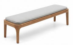 Gervasoni Mediterraneo 17 Bench - design Francesco Meda - Teak structure