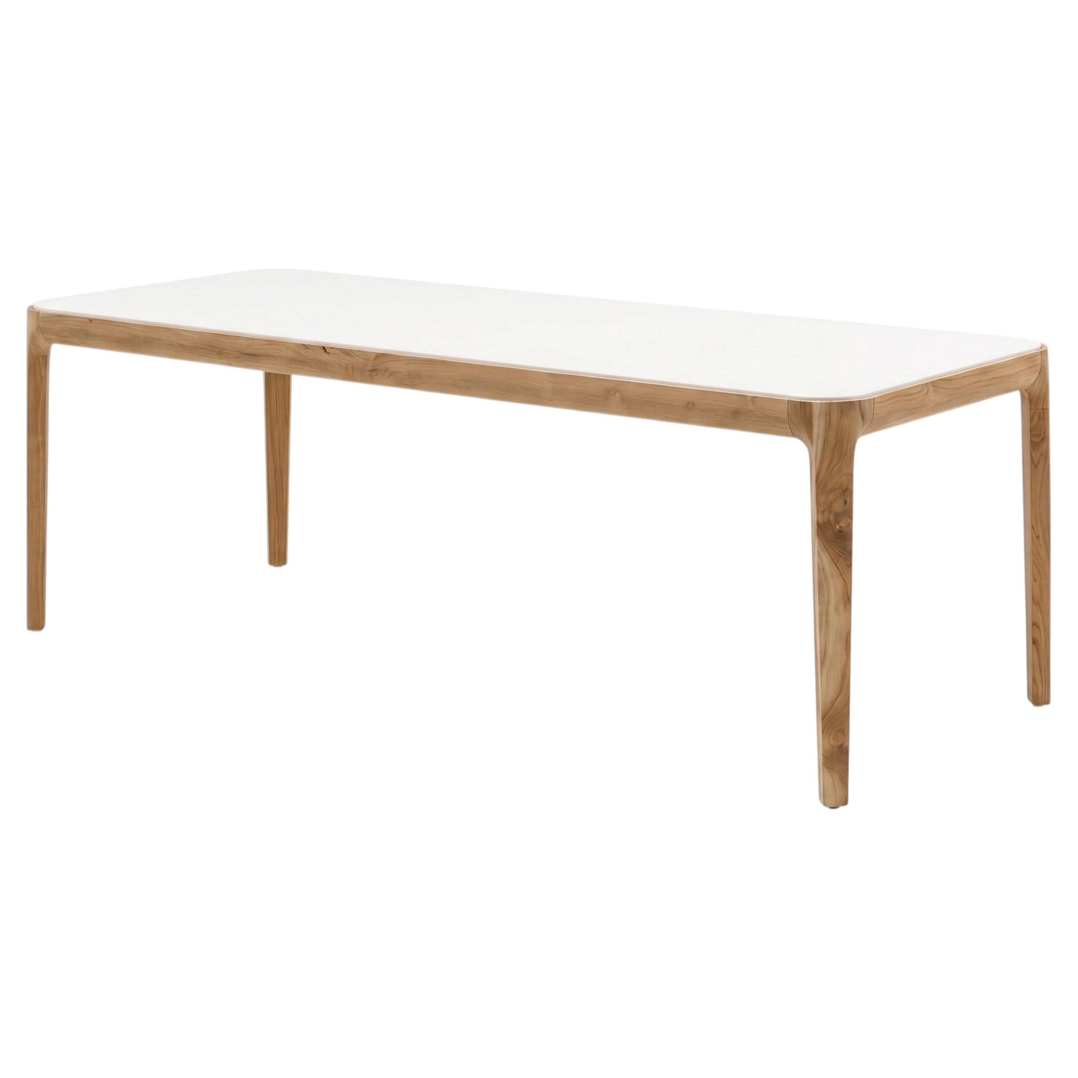 Gervasoni Mediterraneo 34 Table design Francesco Meda - Teak with concrete top