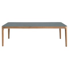Gervasoni Mediterraneo 34 Mesa diseño Francesco Meda - Teca con tapa de gres