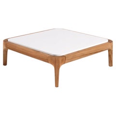 Gervasoni Mediterraneo 41 Coffee Table design Francesco Meda - Teak/concrete top