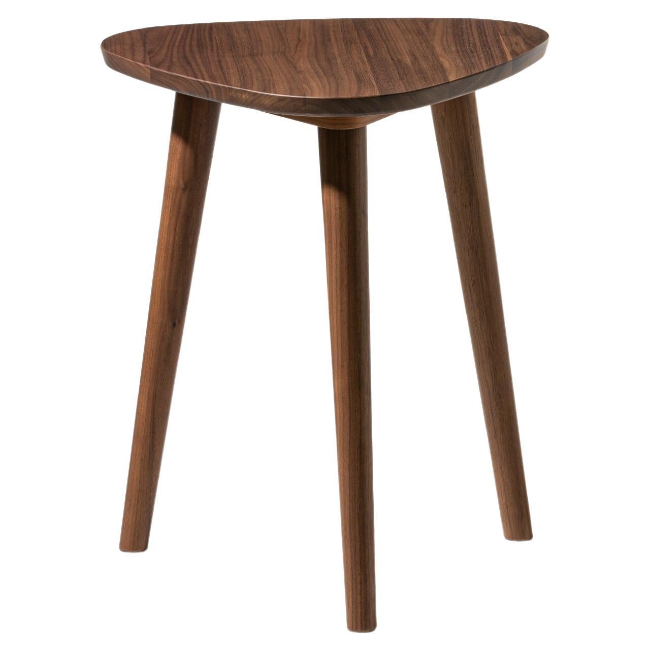 Gervasoni Medium Brick Side Table in Walnut Top & Base by Paola Navone For Sale