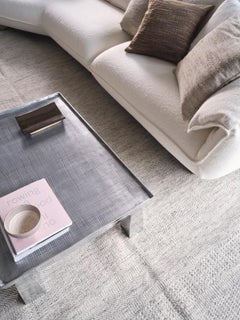 Gervasoni Medley 48 Coffee Table - Cast Aluminium, Acid-Etched Top