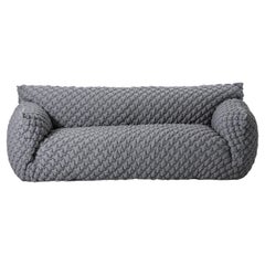 Used Gervasoni Nuvola 12 Sofa in E - 3D Gray Upholstery by Paola Navone