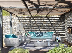 Gervasoni Panda 01 Outdoor armchair - design Paola Navone