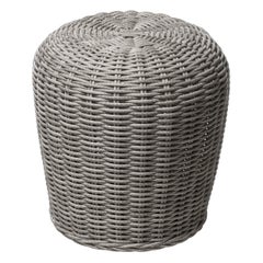 Gervasoni Panda, Beistelltisch aus weißem/grauem Harz mit Aluminium von Paola Navone