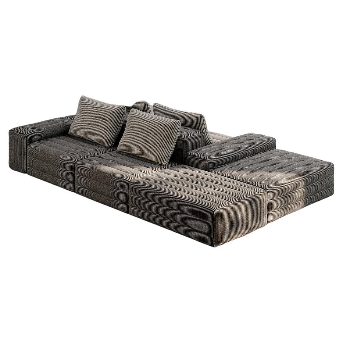 Gervasoni Samet Modular Sofa by Federica Biasi For Sale