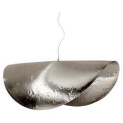 Gervasoni Silver 96 Suspension Lamp design Paola Navone - Nickel-plated brass