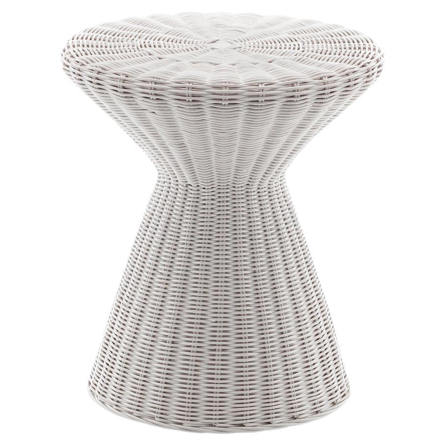 Gervasoni Small Bolla SideTable in White Lacquered by Michael Sodeau For Sale