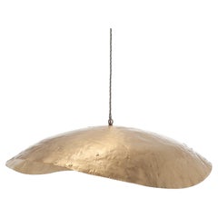 Gervasoni Small Brass Suspension Lamp in Matt Brass by Paola Navone