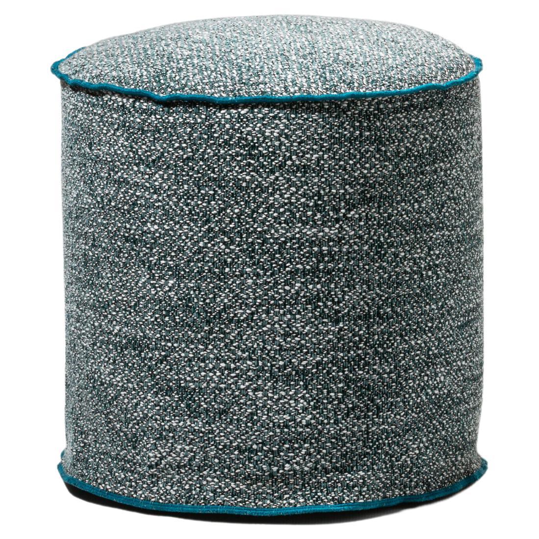 Gervasoni Small Brick Ottoman in Snake Upholstery by Paola Navone
