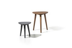 Gervasoni Small Brick Side Table in Dove Grey Lacquered by Paola Navone