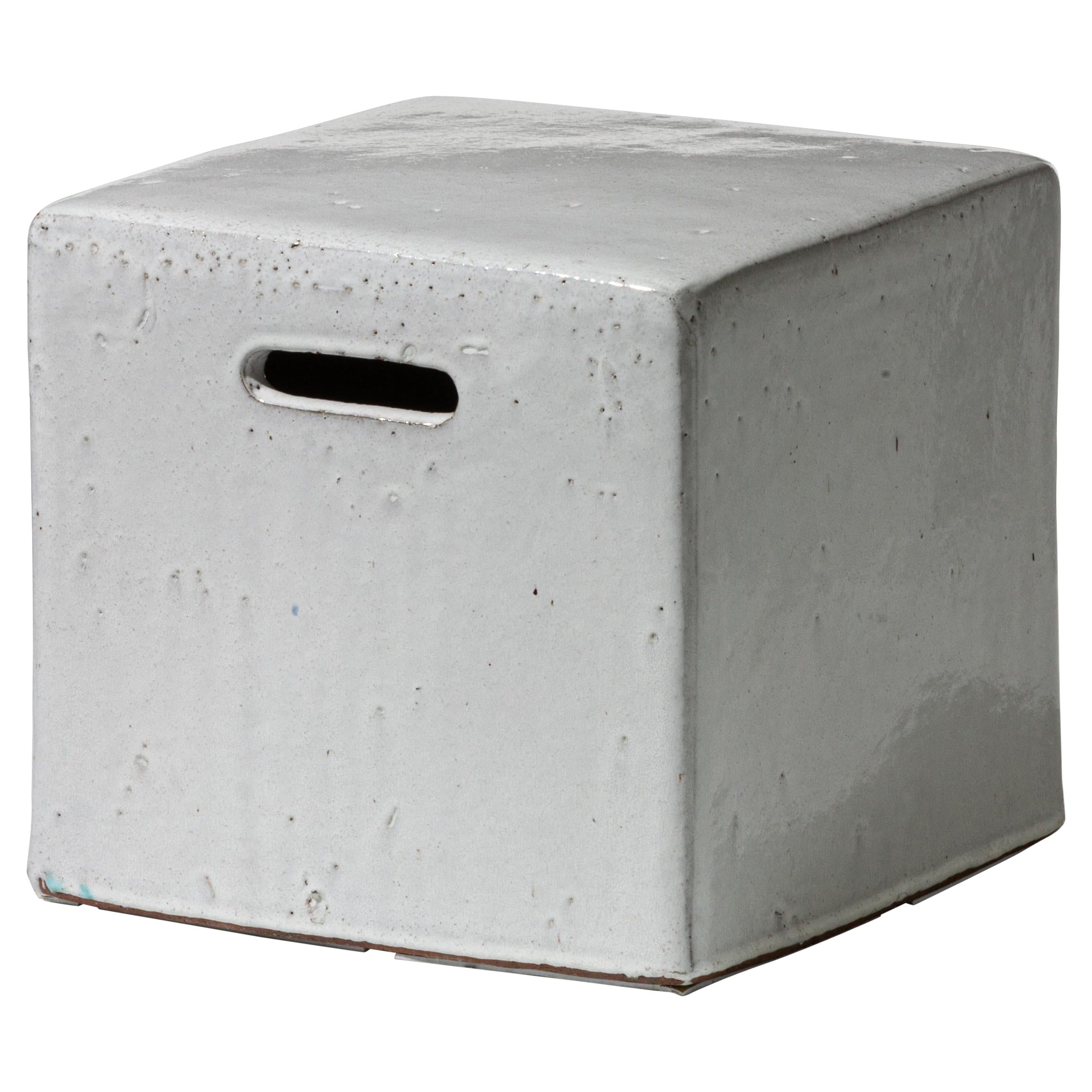 Gervasoni Small Inout 41 Side Table in White Ceramic by Paola Navone