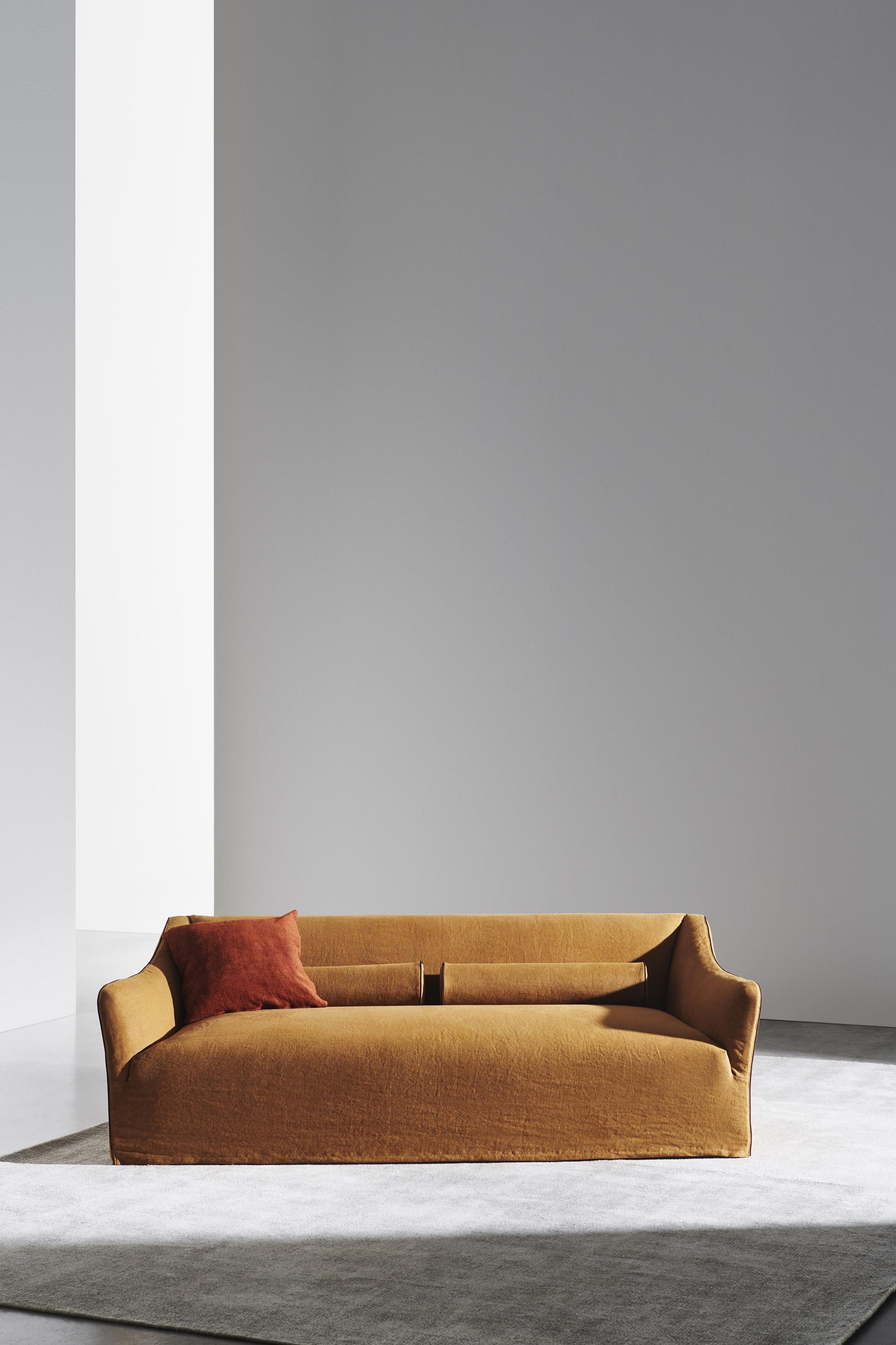 Modern Gervasoni Sofa Upholstered Saia 10 by David Lopez Quincoces For Sale
