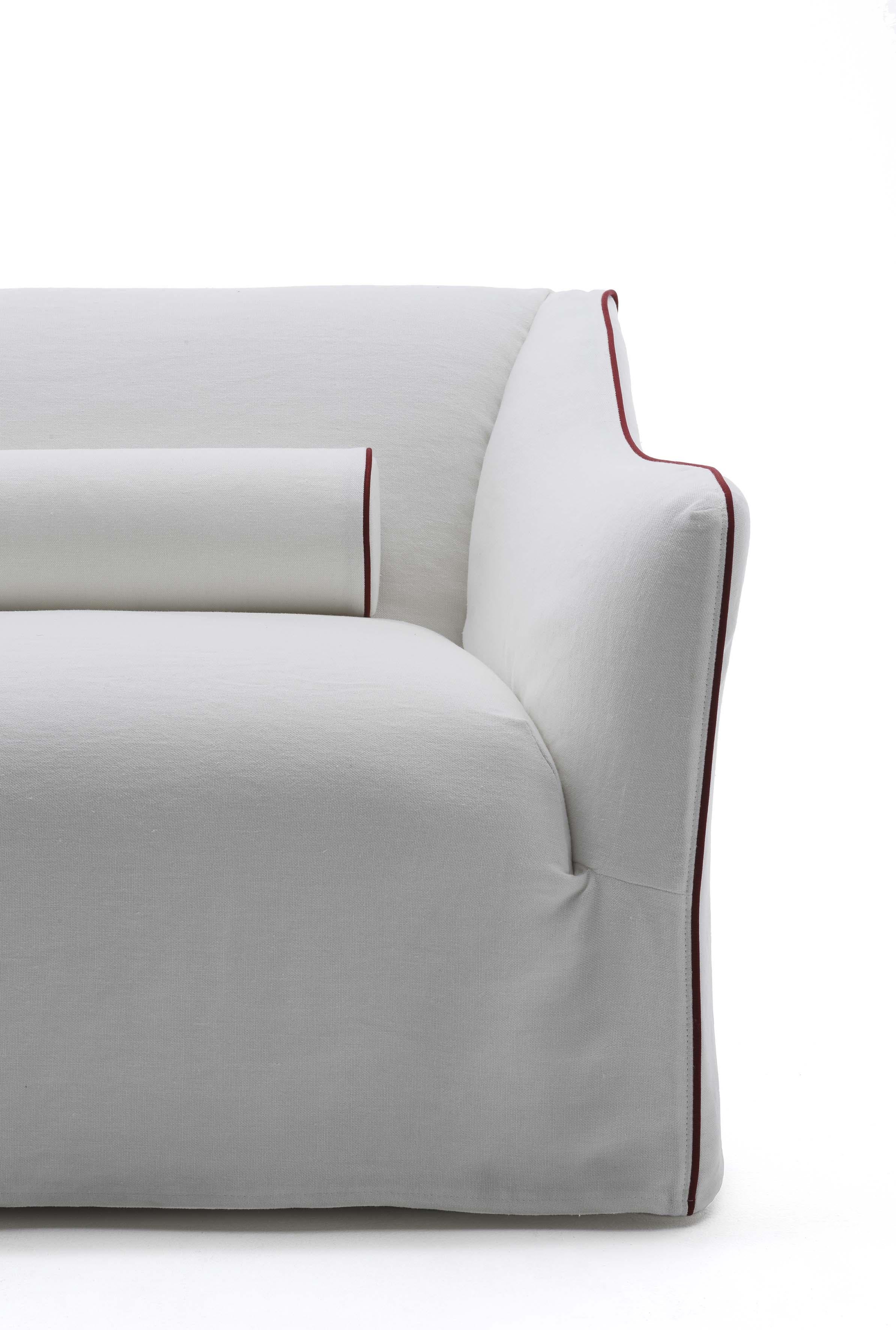 Gervasoni Sofa Upholstered Saia 10 by David Lopez Quincoces For Sale 1