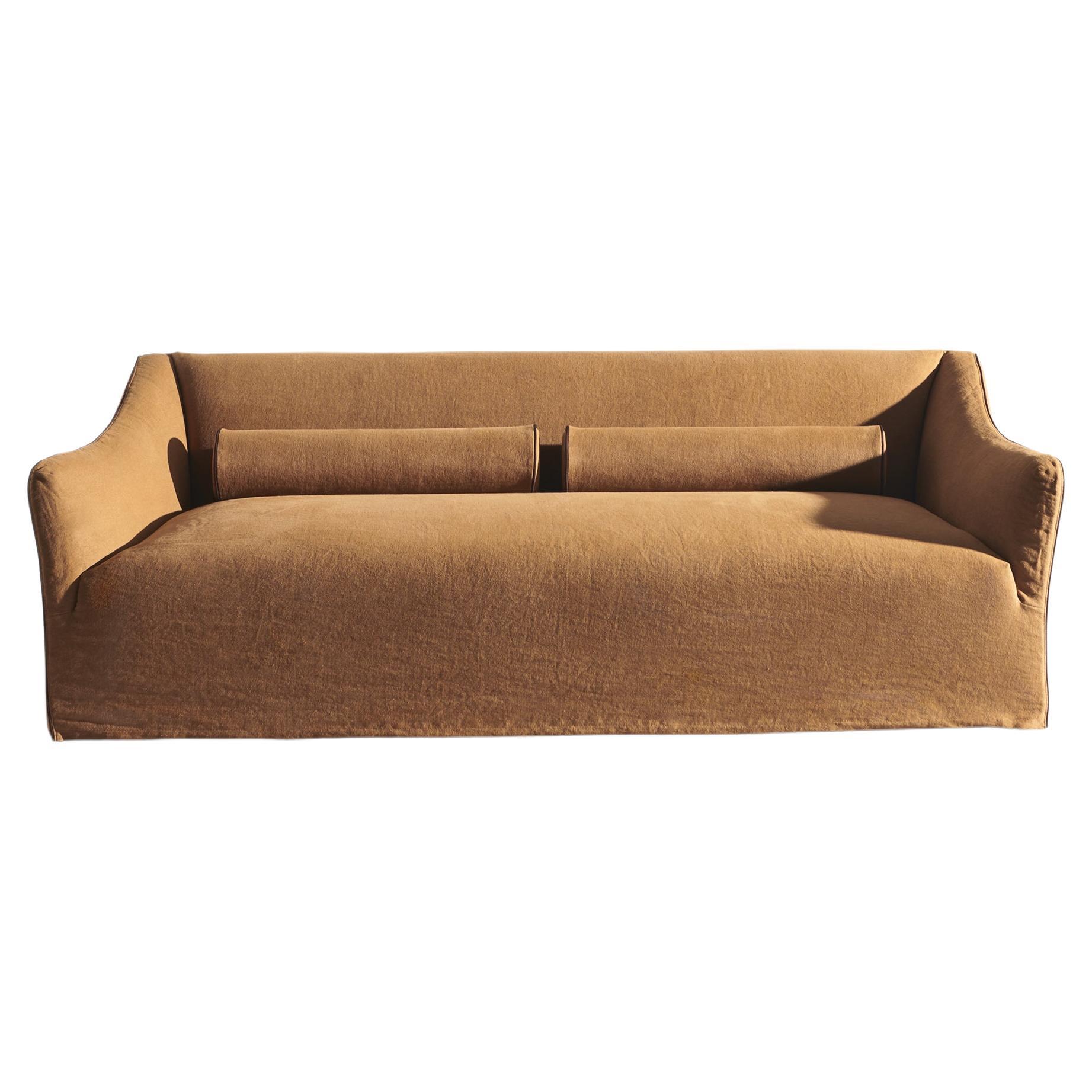 Gervasoni Sofa Upholstered Saia 10 by David Lopez Quincoces For Sale