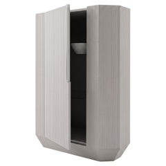 Gervasoni TAPIES 85 Sideboard – One-door sideboard, cement-effect finish in Dune