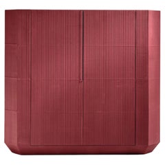 Gervasoni TAPIES 86 Sideboard - Buffet à deux portes, finition effet ciment Argile