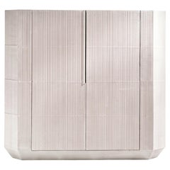 Gervasoni TAPIES 86 Sideboard - Two-door sideboard, cement-effect finish Gypsum