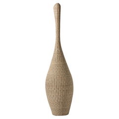 Gervasoni XL Bolla Standing Lamp in Natural Rattan Core by Michael Sodeau