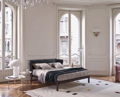 Gervasoni Yelek 80 Upholstered Double Bed - Blue