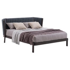 Gervasoni Yelek 80 Upholstered Double Bed - Blue
