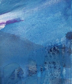 Sentirse azul otra vez, Pintura, Acrílico sobre lienzo