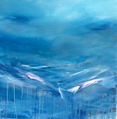 Feeling Blue Again, peinture, acrylique sur toile