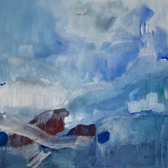 Rocks, Painting, Gouache on Canvas