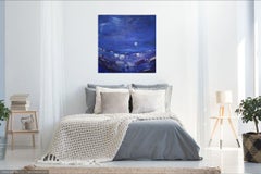 Peinture « Silver Dream II », acrylique sur toile
