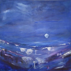 Peinture « Silver Dream II », acrylique sur toile