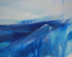 Peinture - Mer d'été, acrylique sur toile