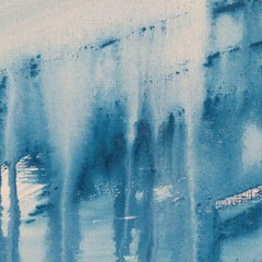 Sólo hay tantas lágrimas en un Cielo II, Pintura, Gouache sobre lienzo