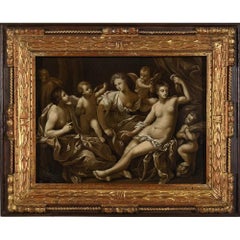 GESSI Francesco. (Bologne 1588-1649). (Attribuito a). " Le 4 stagioni "