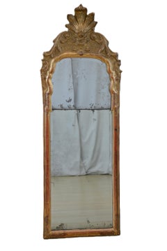 Gesso And Giltwood Pier Mirror W49cm