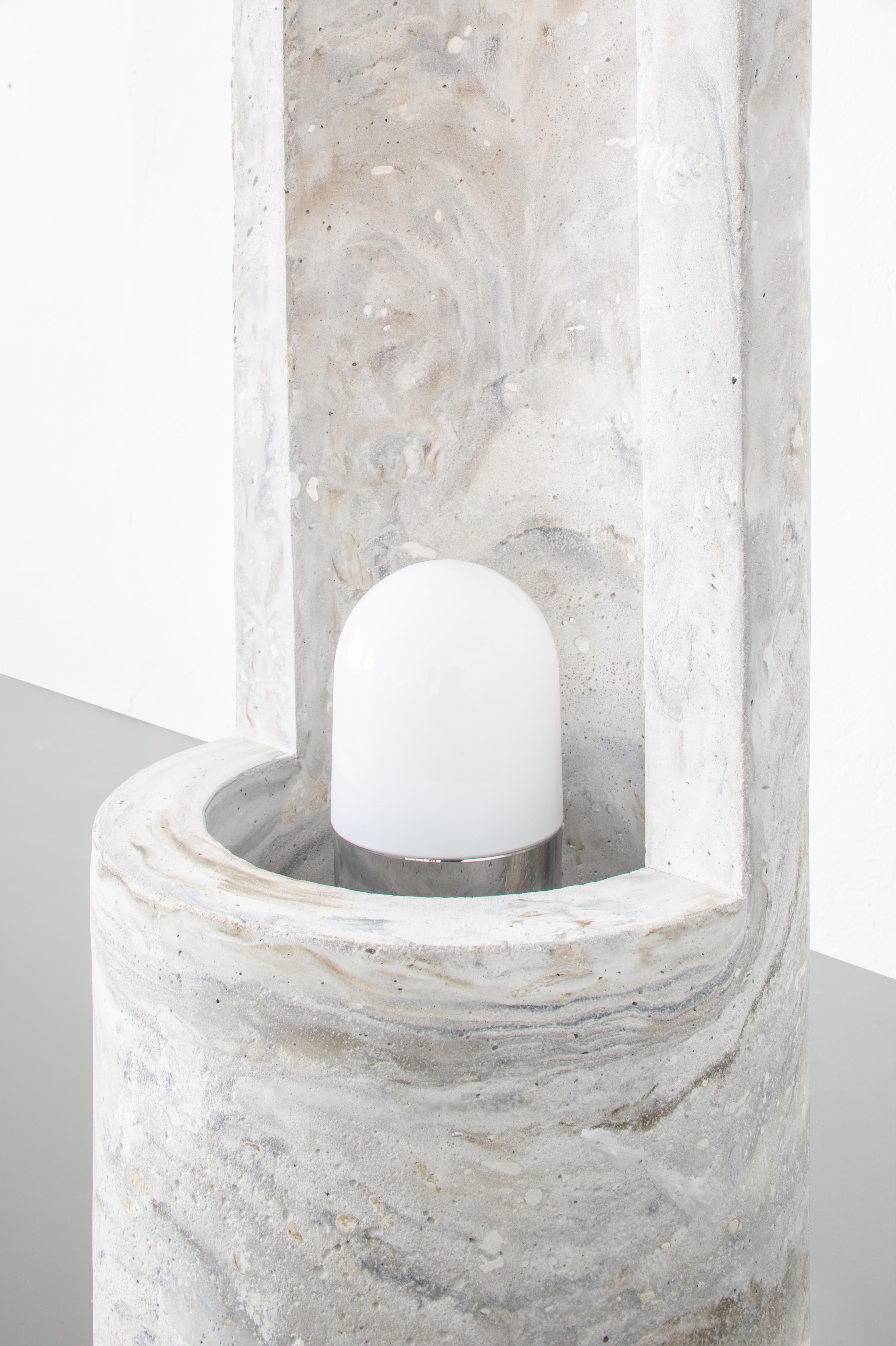 Contemporary Gestalt Floor Lamp Signed by Frederik Bogaerts and Jochen Sablon